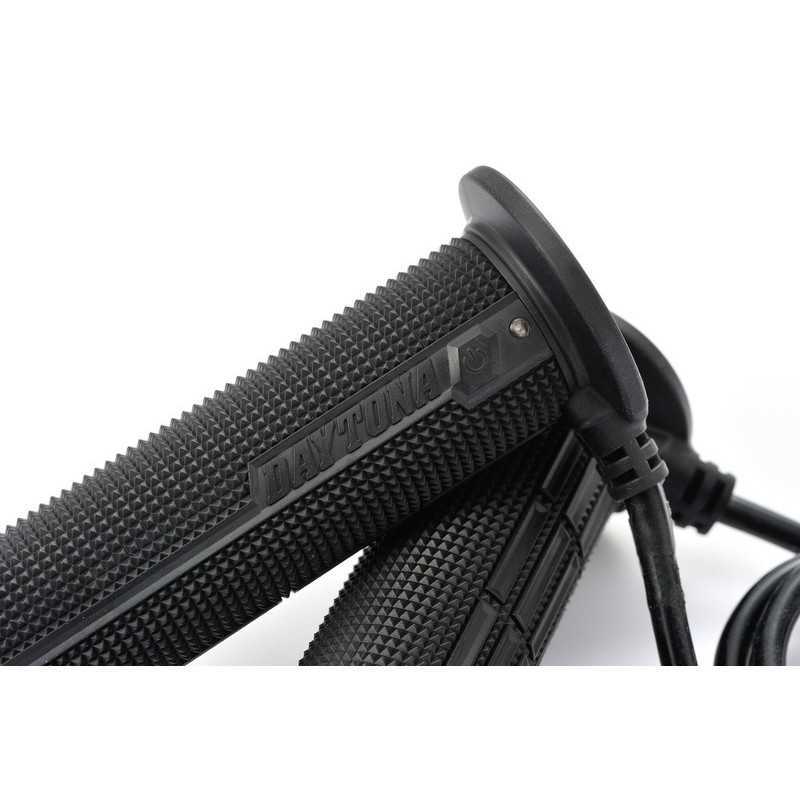 Poignées Chauffantes Moto USB 5V - Réglage 3 Températures (50°C/60°C/70°C), Universelles, Antidérapantes