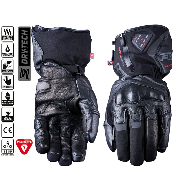 Five Gloves - Gants scooter XL - Noir - Maxi Pièces 50
