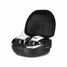 Top-case deux casques intégraux Shad SH59X Carbone