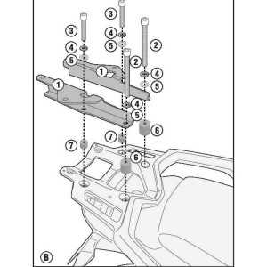 Porte bagage GIVI - CFMOTO...